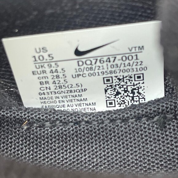 Size 10.5 - Nike React Phantom Run Flyknit 2 Black Team Orange - Picture 9 of 9